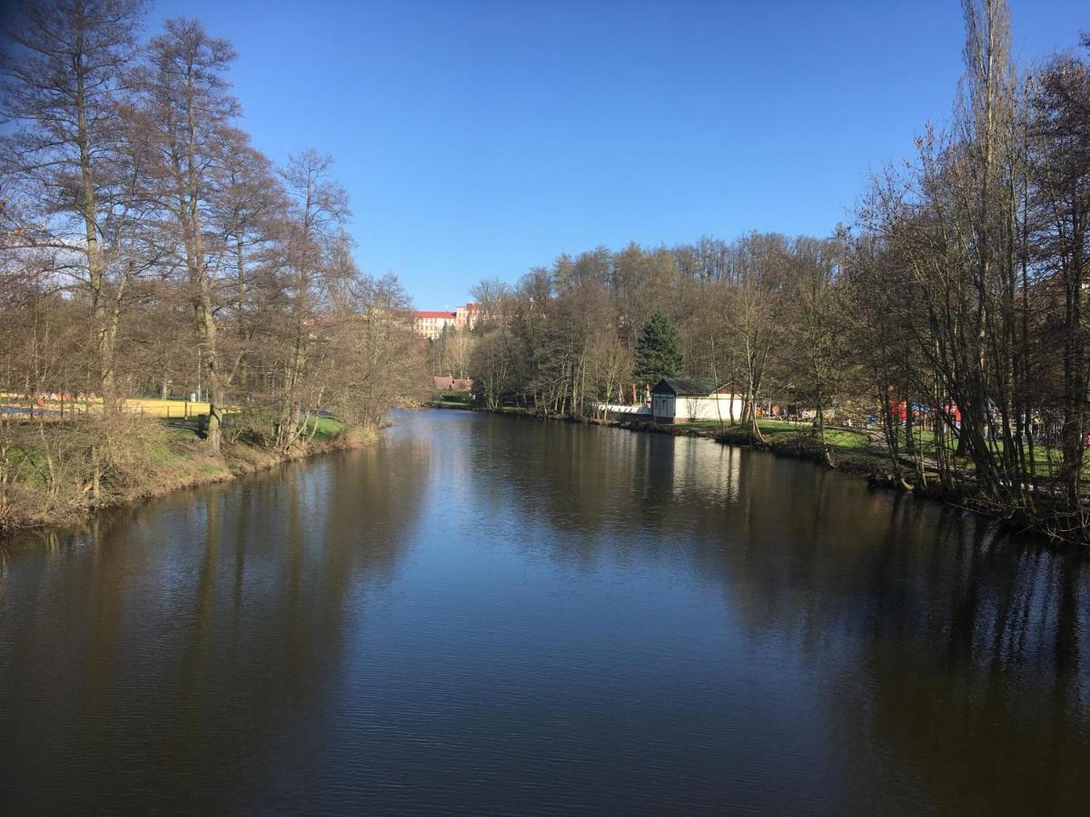 Apartment Am Schlosspark 2 Cheb Bagian luar foto